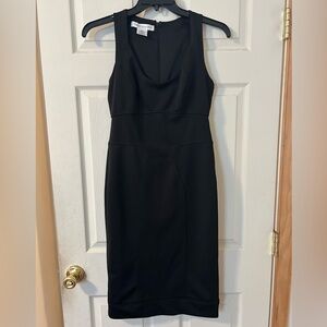 Maggy London Black Midi Sleeveless Dress size 8